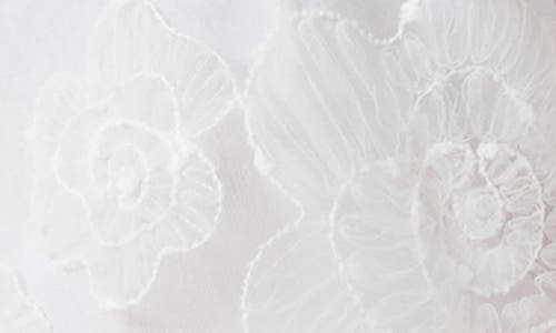 Marina Rinaldi Godezia Embroidered Lace Shirt In Optical White