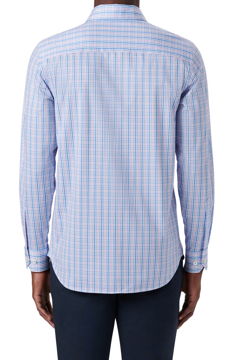 Bugatchi OoohCotton<sup>®</sup> Check Button-Up Shirt, Alternate, color, 