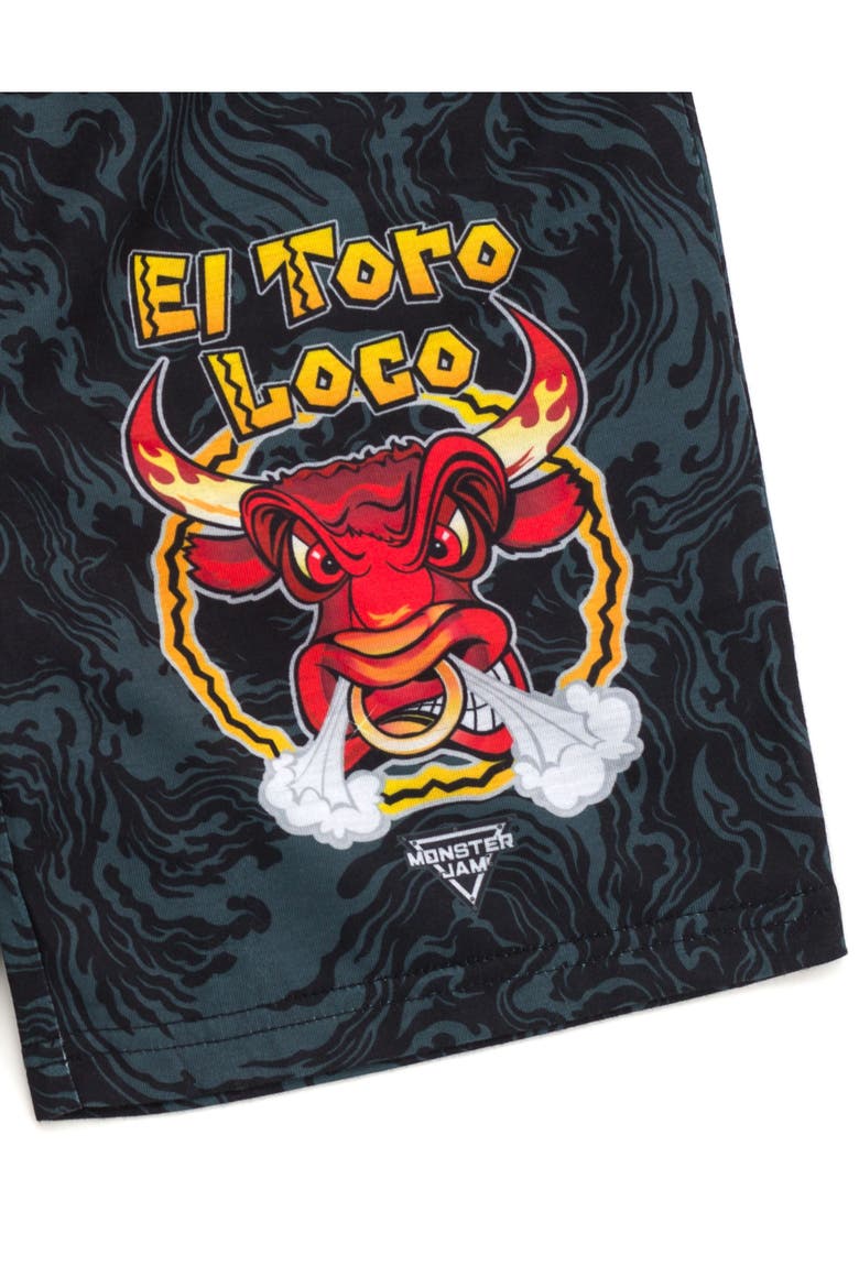 2-Piece Pajama Tee and Shorts Set, Alternate, color, El Toro Loco Orange