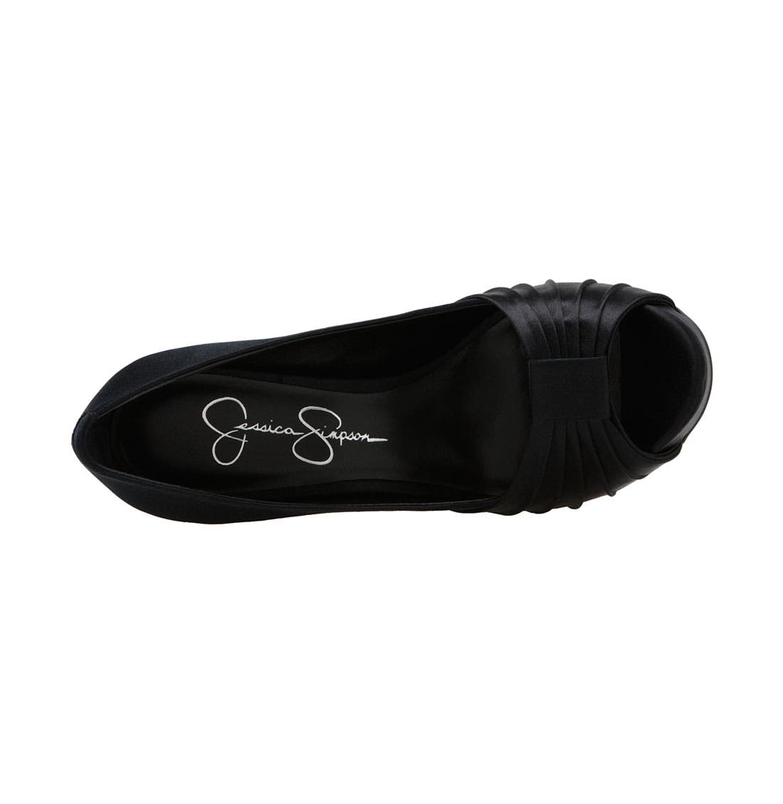 'Alek' Pump, Alternate, color, BLACK SATIN