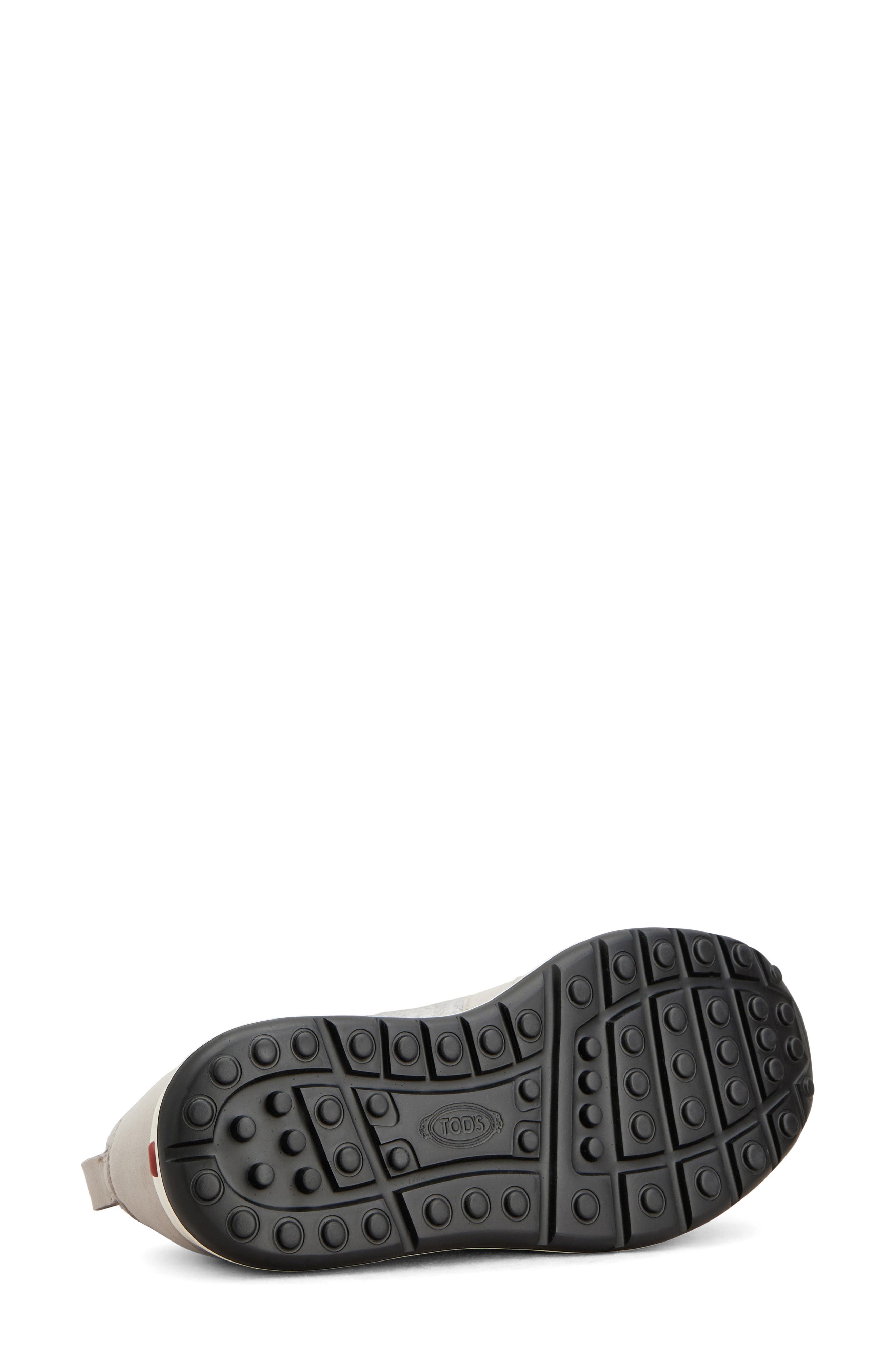 Leather & Textile Sneaker, Alternate, color, GRIGIO VAPORE