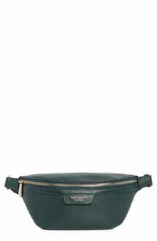 hudson pebbled leather belt bag