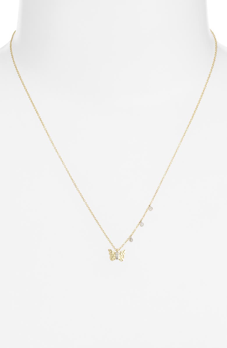 Meira T Butterfly Pendant Necklace, Alternate, color, Yellow