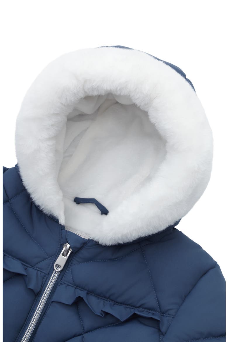 Soft Lining Hooded Puffer Jacket, Alternate, color, Frost navy