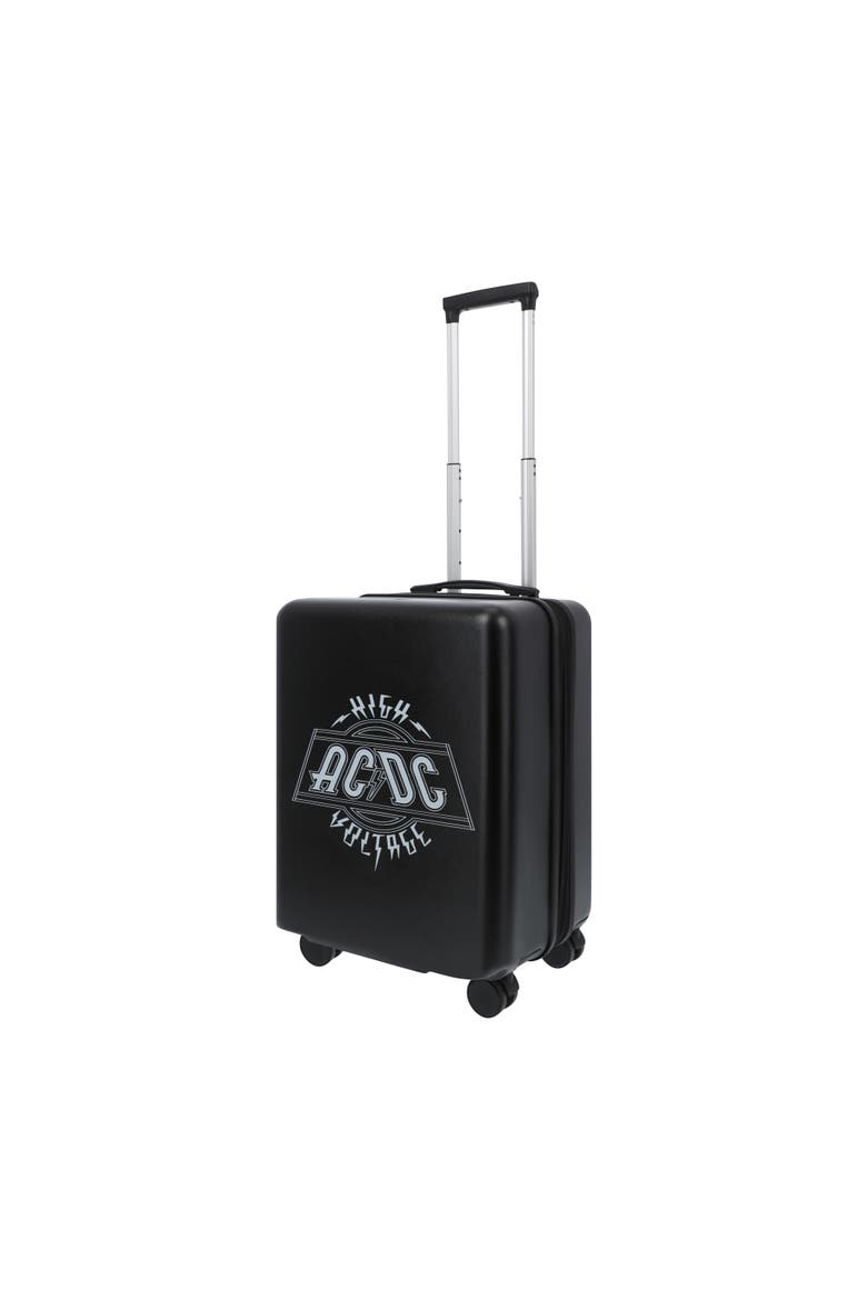 AC/DC 22.5" CARRY-ON LUGGAGE, Main, color, BLACK