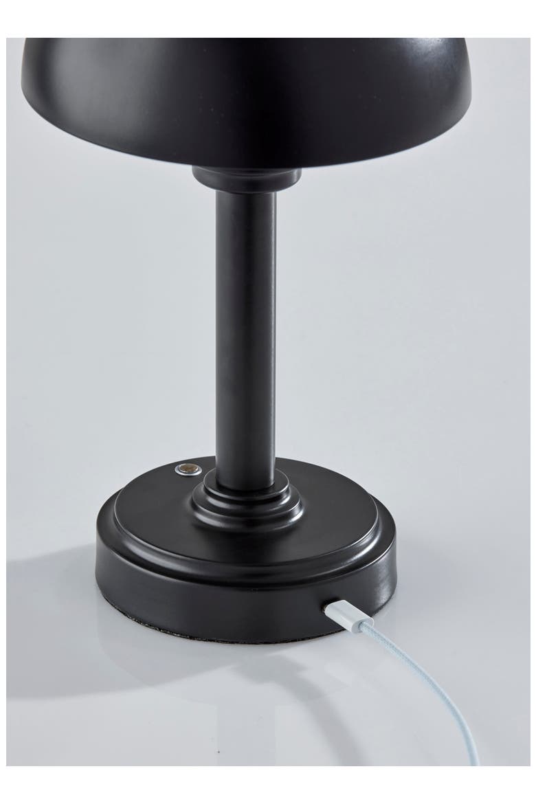 Ollie LED Cordless Table Lamp, Alternate, color, BLACK