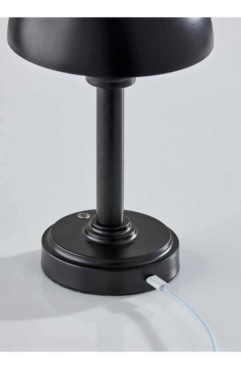 ADESSO LIGHTING Ollie LED Cordless Table Lamp, Alternate, color, Black