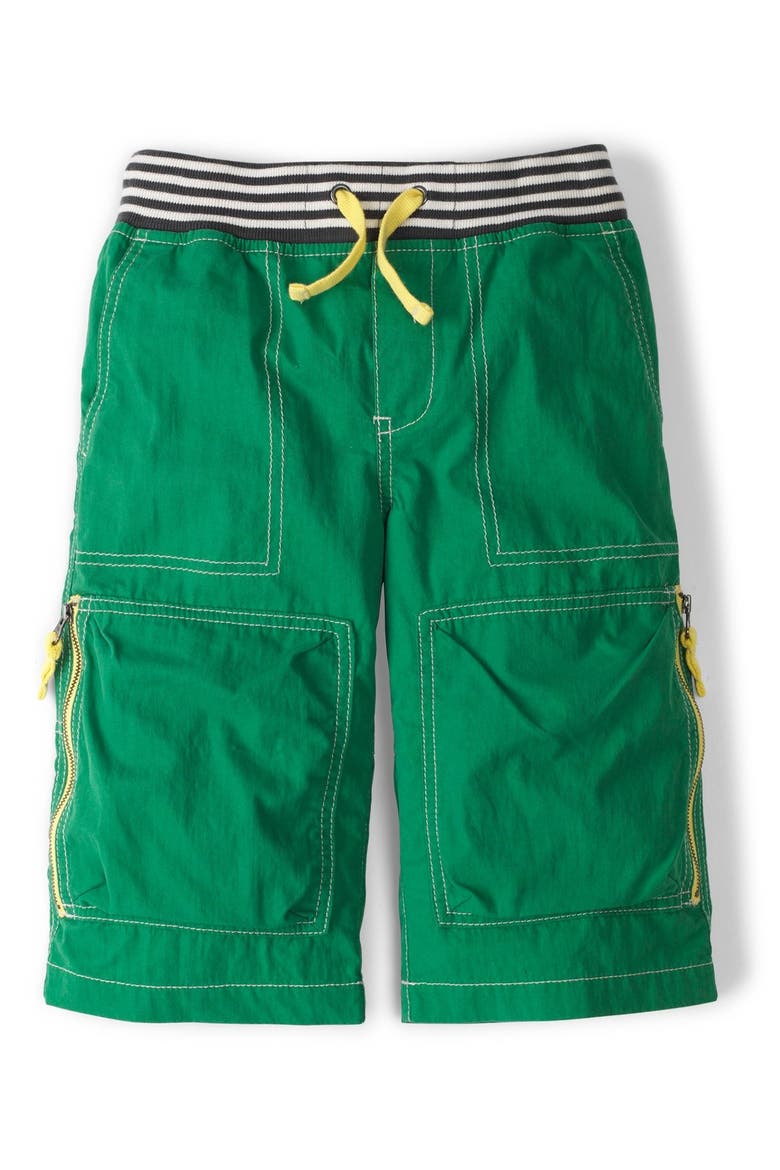 'Techno' Mid Calf Shorts, Main, color, BROCCOLI