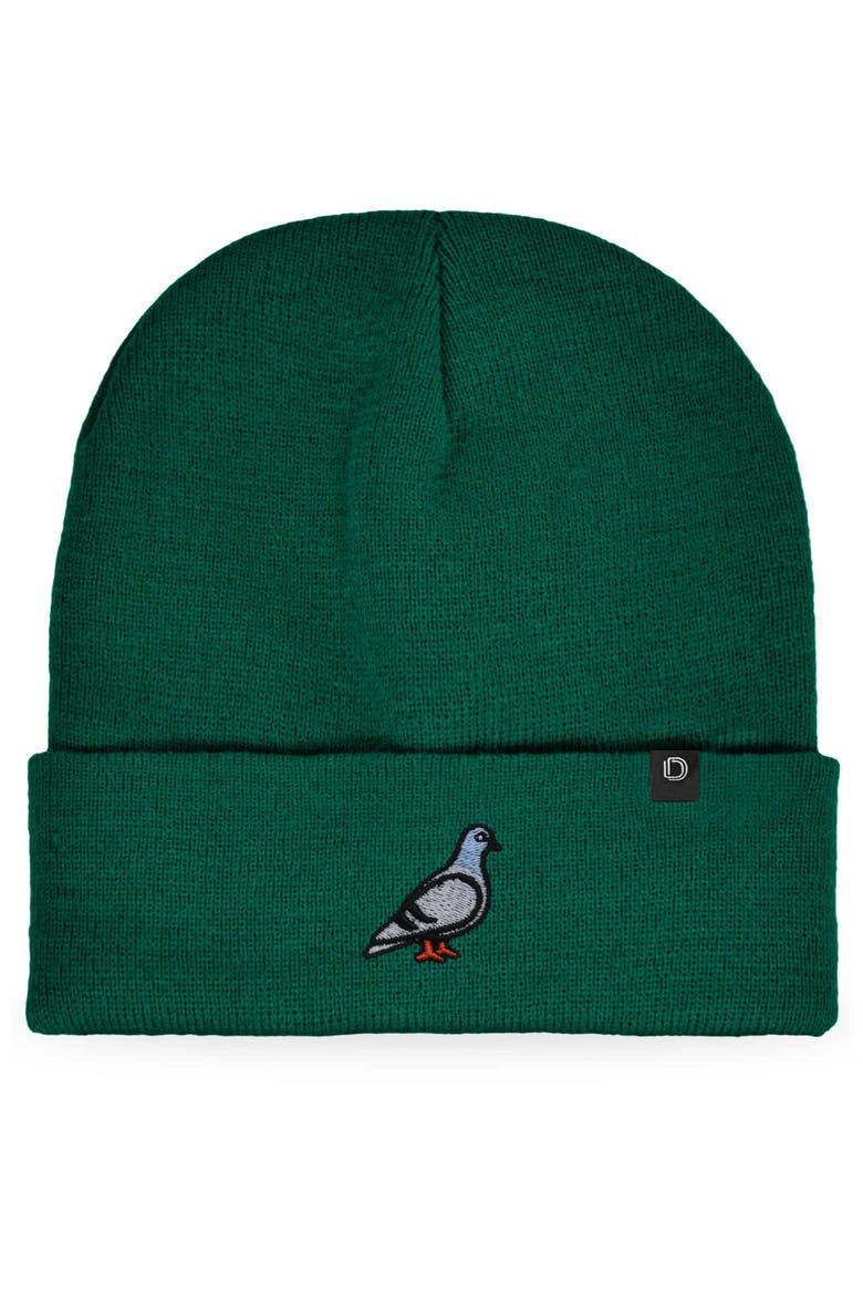 Pigeon Beanie Cap, Main, color, Green