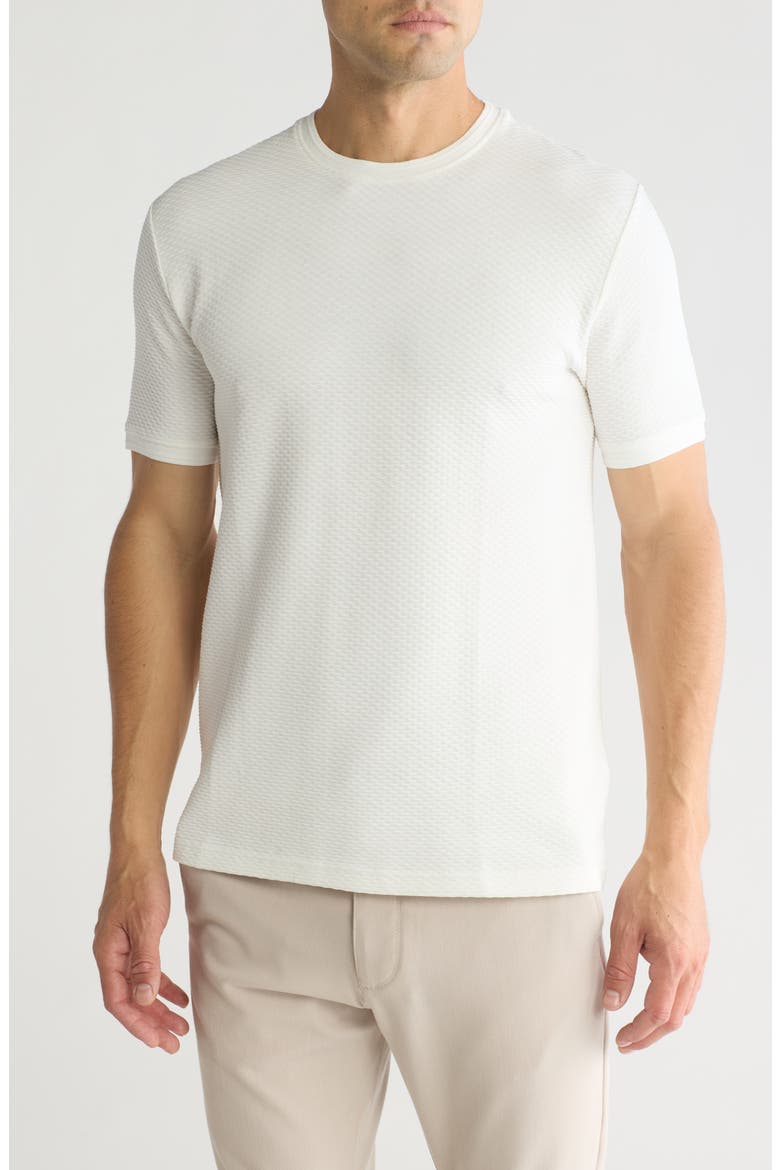Texture T-Shirt, Main, color, OFF WHITE