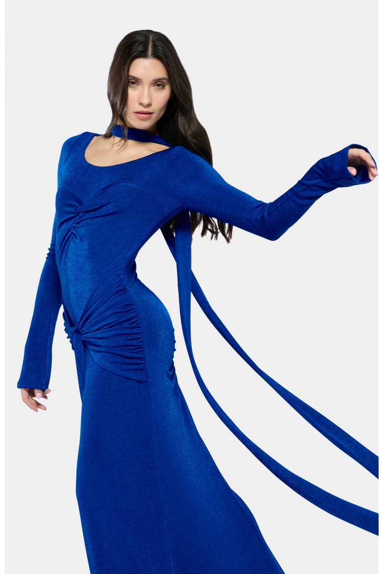 Lyra Dress, Alternate, color, Cobalt