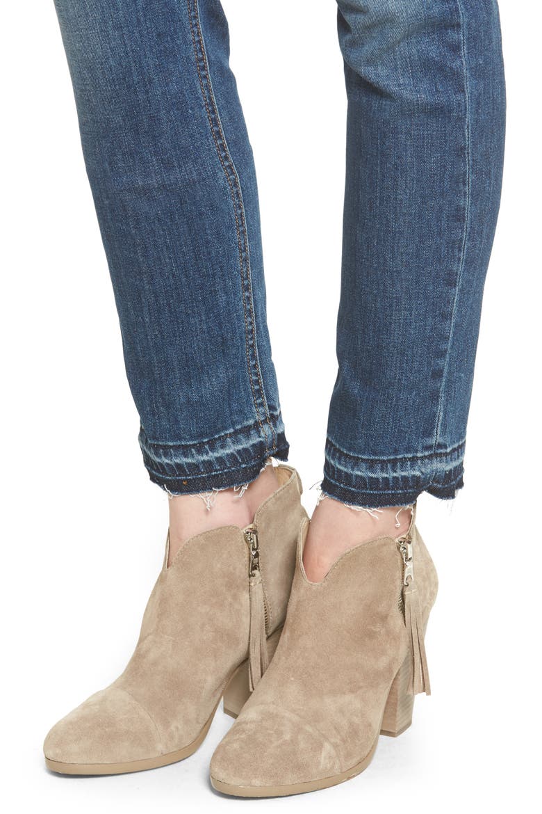 The Dre Released Hem Slim Boyfriend Jeans, Alternate, color, AMELIE