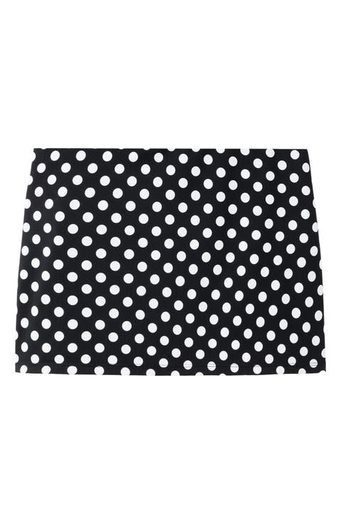 Polka Dot Miniskirt