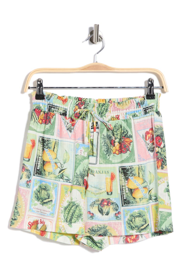 Farmer's Market Shorts, Alternate, color, GREEN