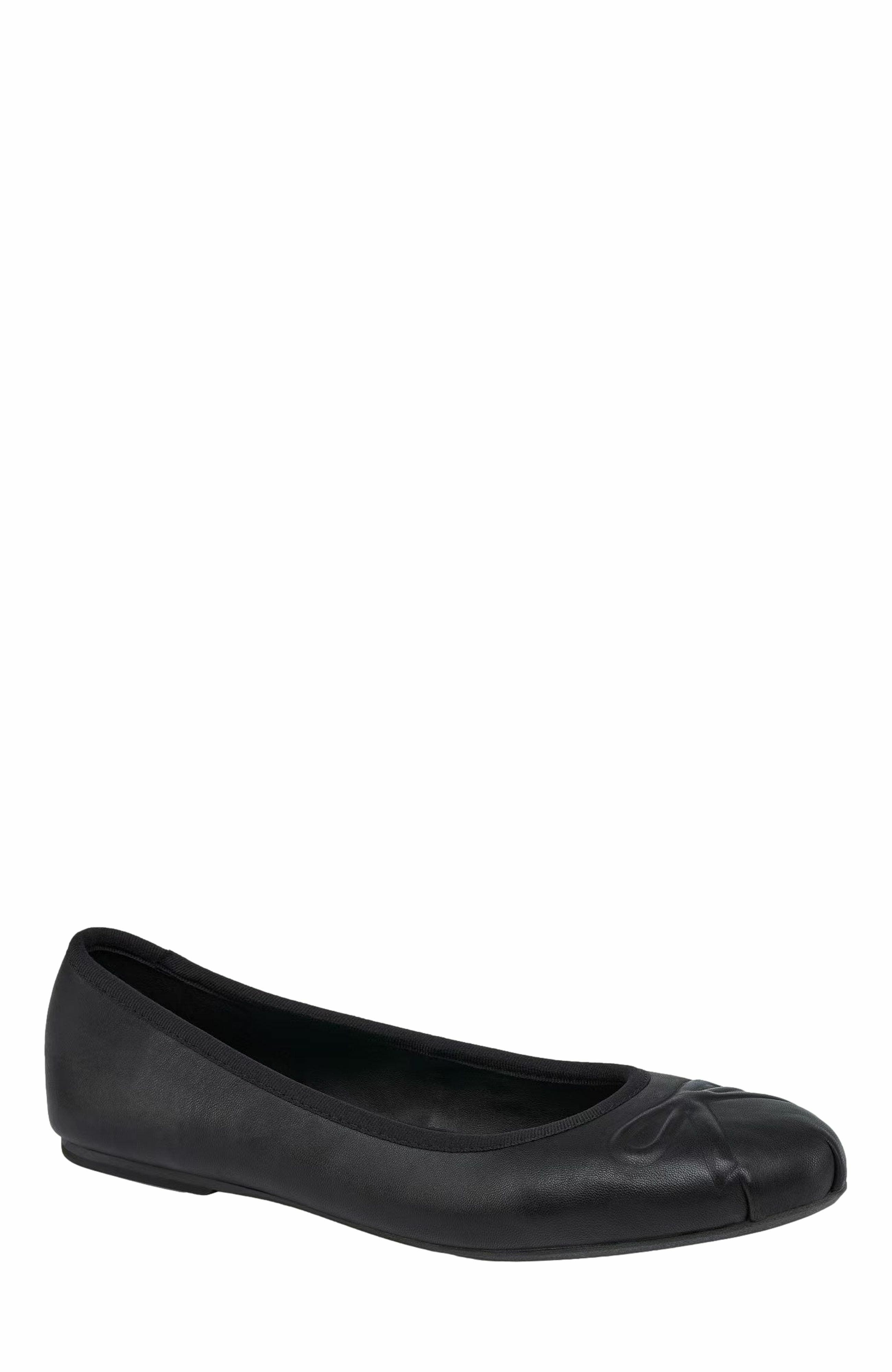 Grace Footwear Reggio Ballerina, Main, color, Black