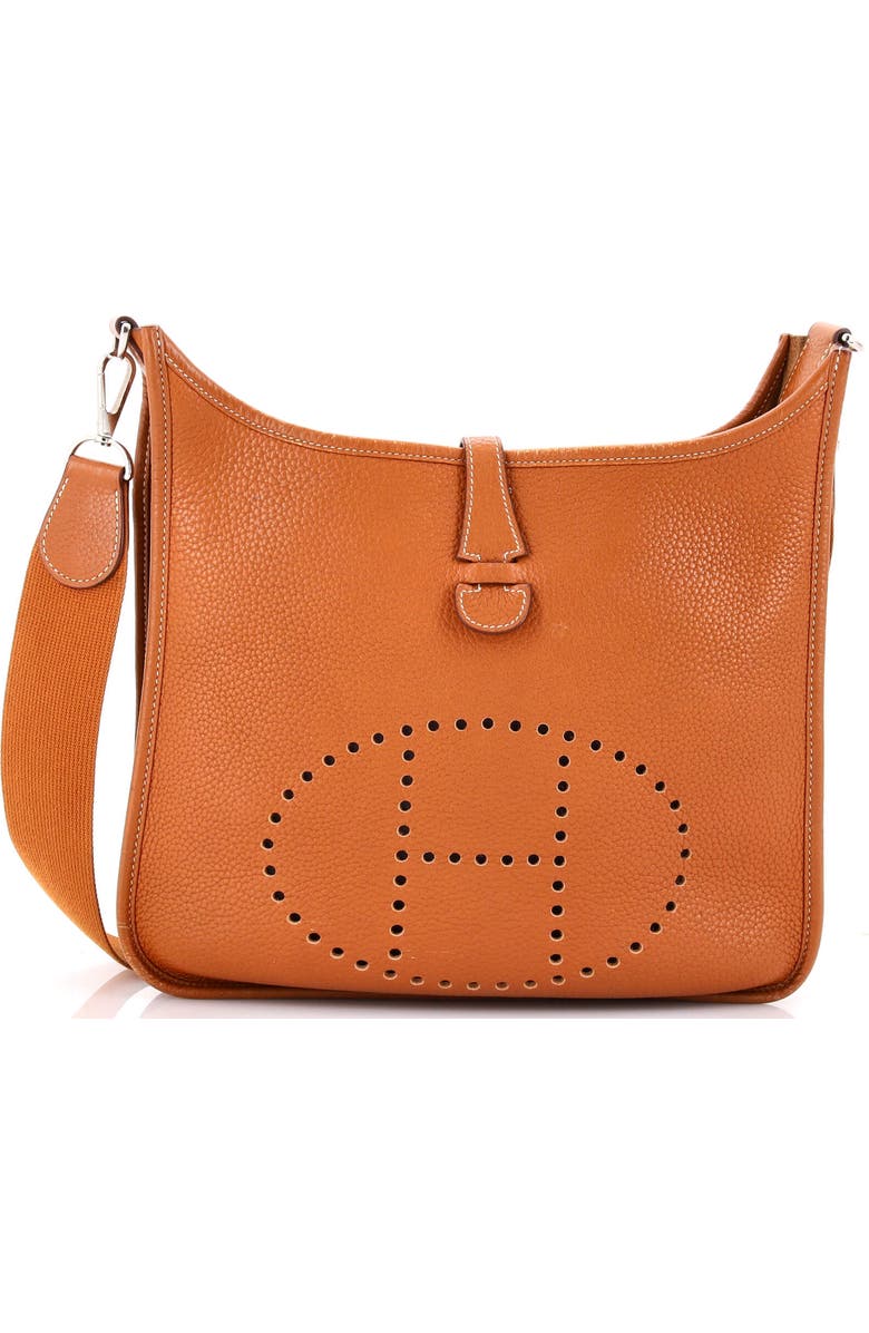 Pre-Owned Hermes Evelyne Bag Gen III Clemence PM, Main, color, Gold