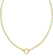The Lovery Fine Jewelry Round Charm Holder Necklace