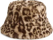 Apparis Amara Leopard Pluche™ Faux Fur Bucket Hat