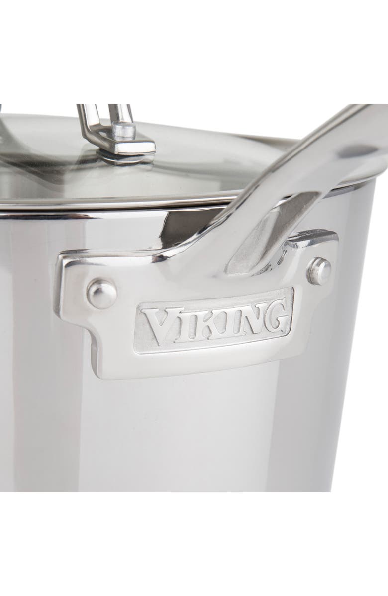 Viking 3-Ply Contemporary 4.8-Quart Stainless Steel Sauté Pan, Alternate, color,