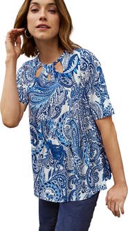 Jessica London Stretch Knit Cutout Swing Tunic