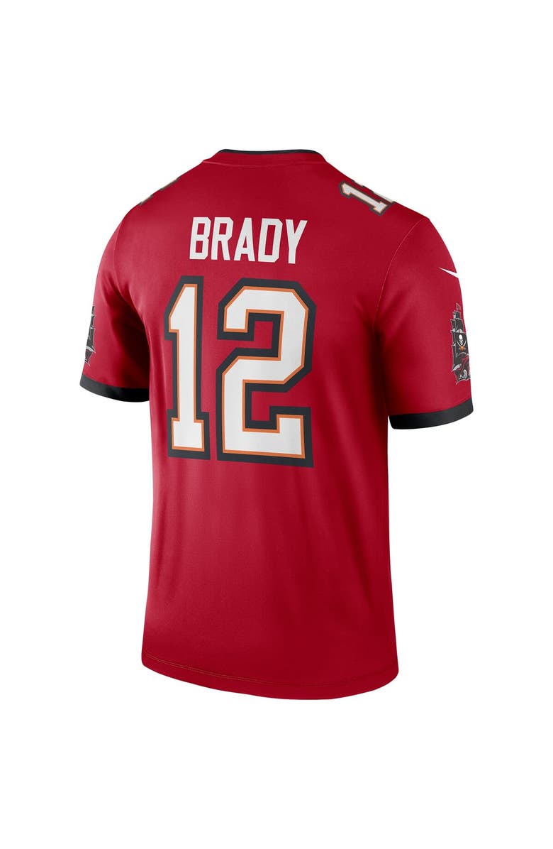 Nike Men's Nike Tom Brady Red Tampa Bay Buccaneers Legend Jersey, Alternate, color, 