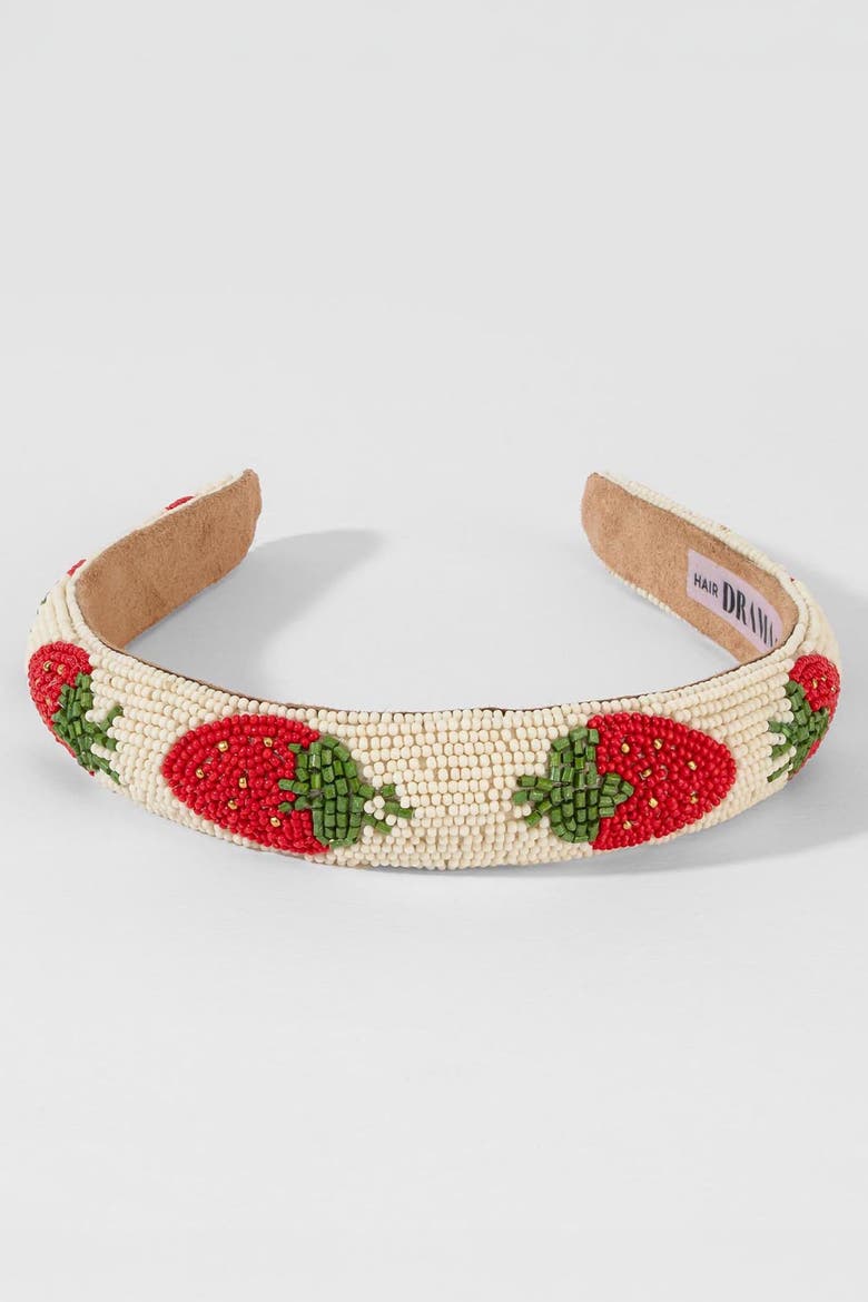 Strawberry Fields Headband, Alternate, color, Ivory