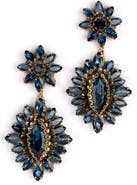 Deepa Gurnani Alianah Crystal Drop Earrings