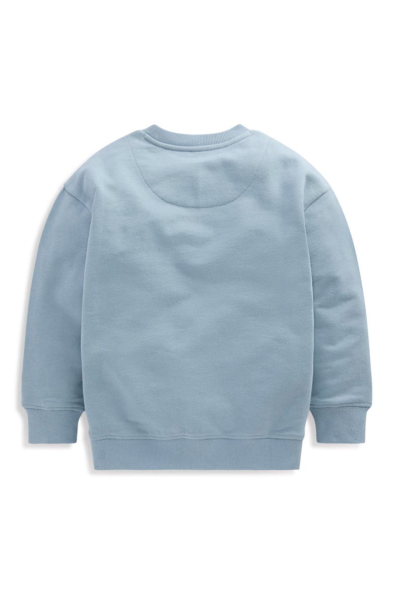Kids' Fun Chili Pepper Appliqué Sweatshirt, Alternate, color, SEAMIST BLUE CHILLIES