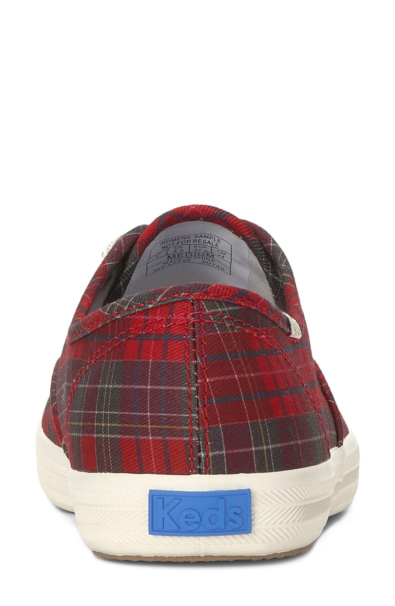 Champion Sneaker, Alternate, color, RED/ MULTI