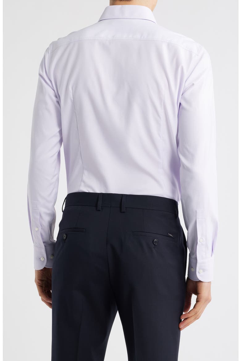 Hank Kent Slim Fit PerformanceTwill Dress Shirt, Alternate, color, OPEN PURPLE