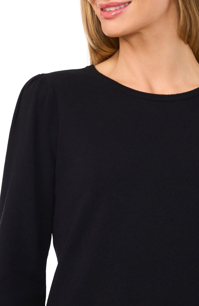 CeCe Puff Shoulder Sweater, Alternate, color, 
