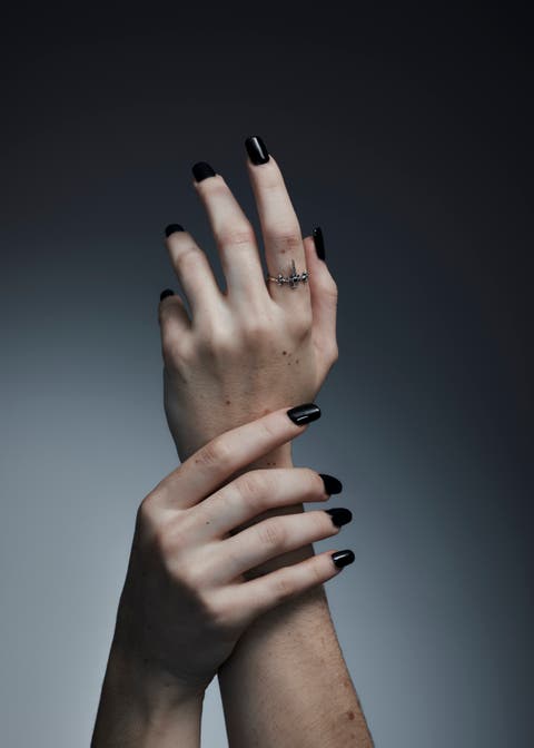 Sica Sterling Silver Black Spinel Ring