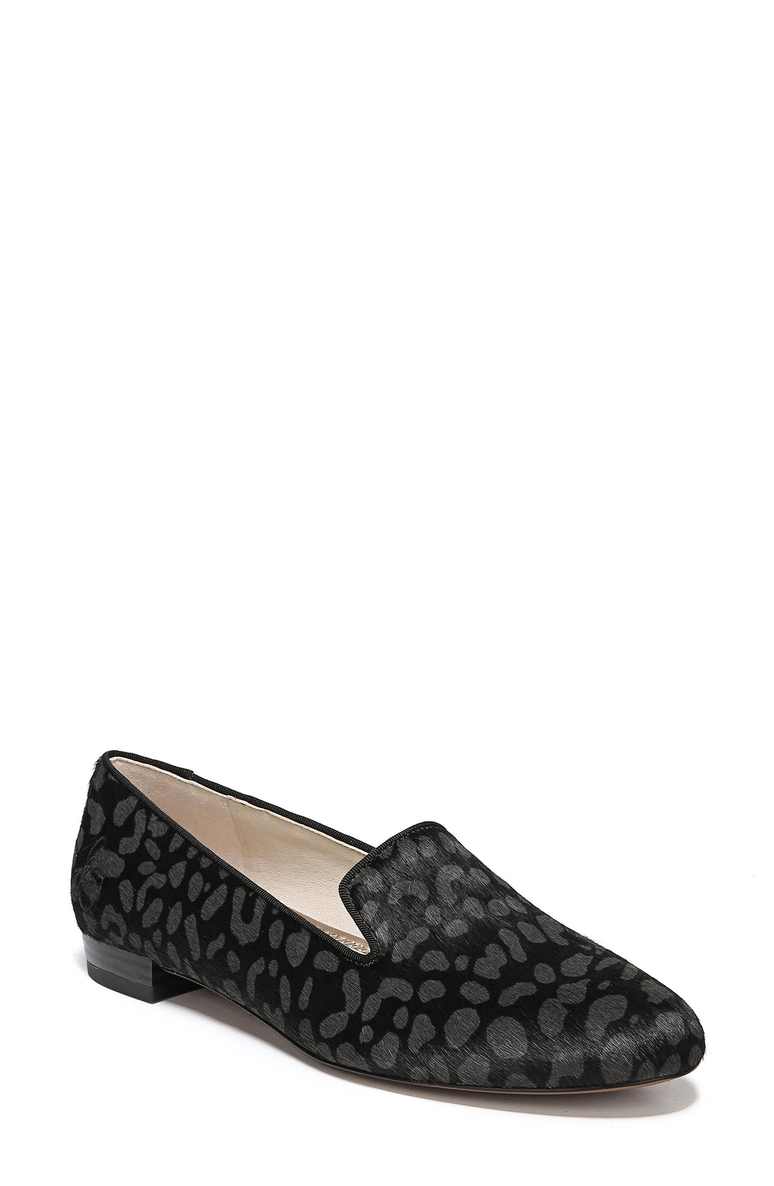 Jordy Flat, Main, color, BLACK/ GREY CHEETAH BRAHMA