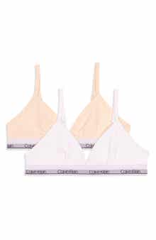 Kids' Assorted 2-Pack Stretch Cotton Triangle Bras