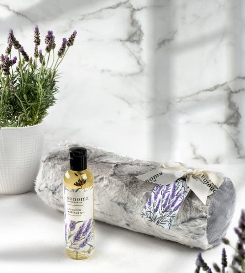 Sonoma Lavender Lavender Spa Bolster In Angora Platinum