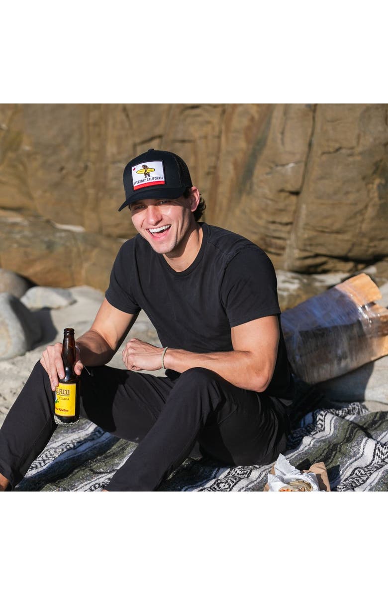 Everyday California Shores Snapback Hat, Alternate, color, Charcoal