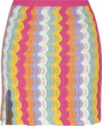 Capittana Holly Open Stitch Cover-Up Miniskirt