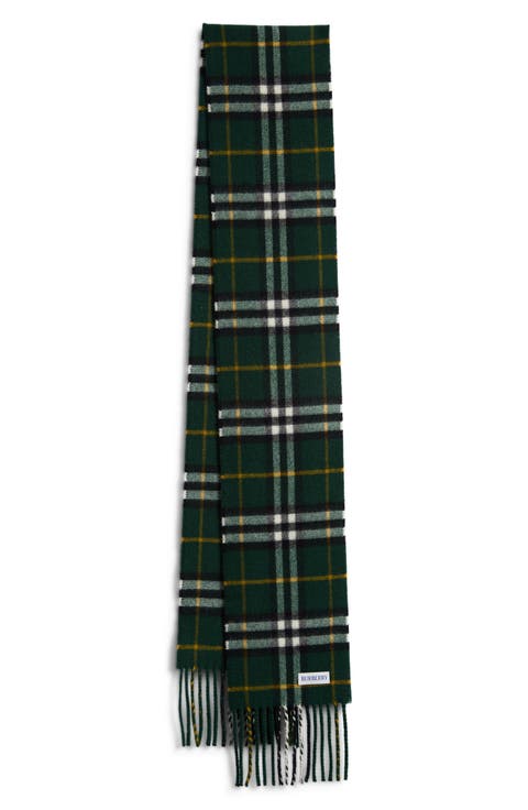 Medium Check Cashmere Scarf