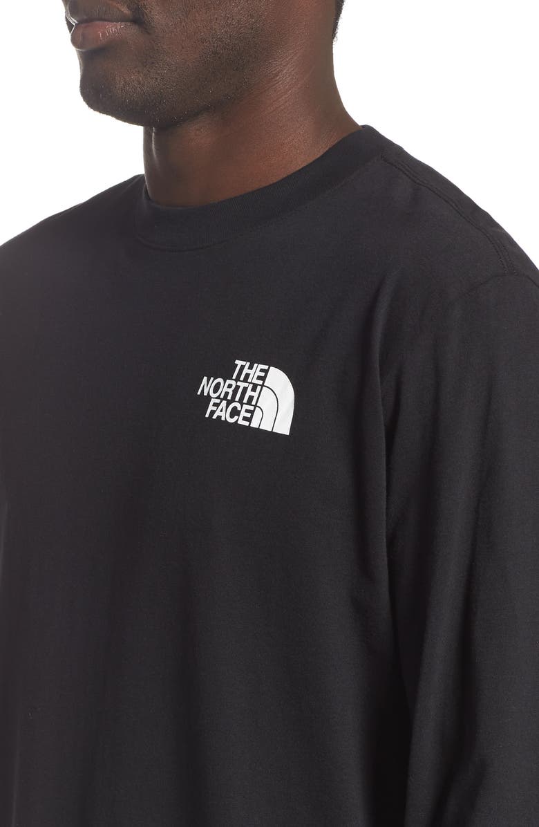 The North Face Red Box Long Sleeve Crewneck T-Shirt, Alternate, color, 