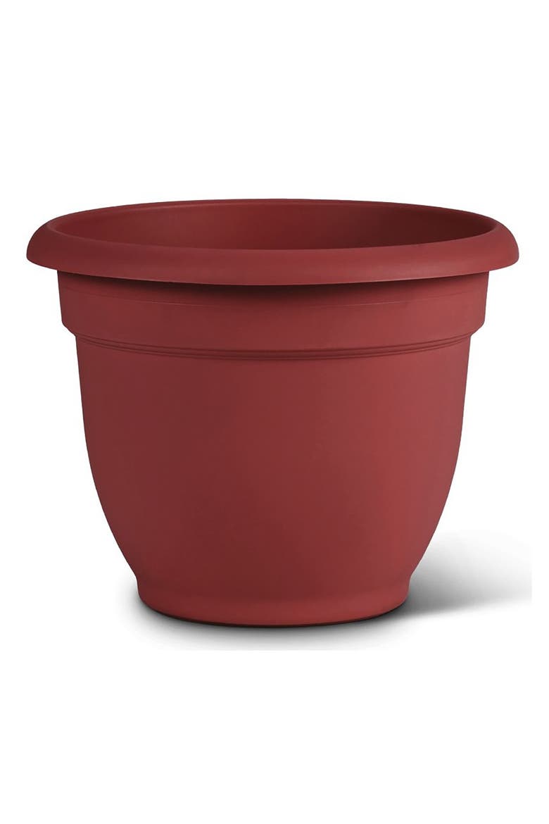 16 Inch Ariana Pot Planter, Burnt Red, Alternate, color, Red