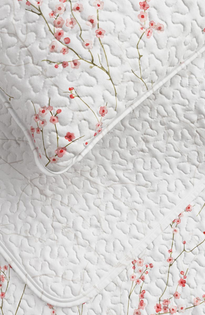 Woven & Weft Wildflower Quilt Set, Alternate, color, Cherry Blossoms