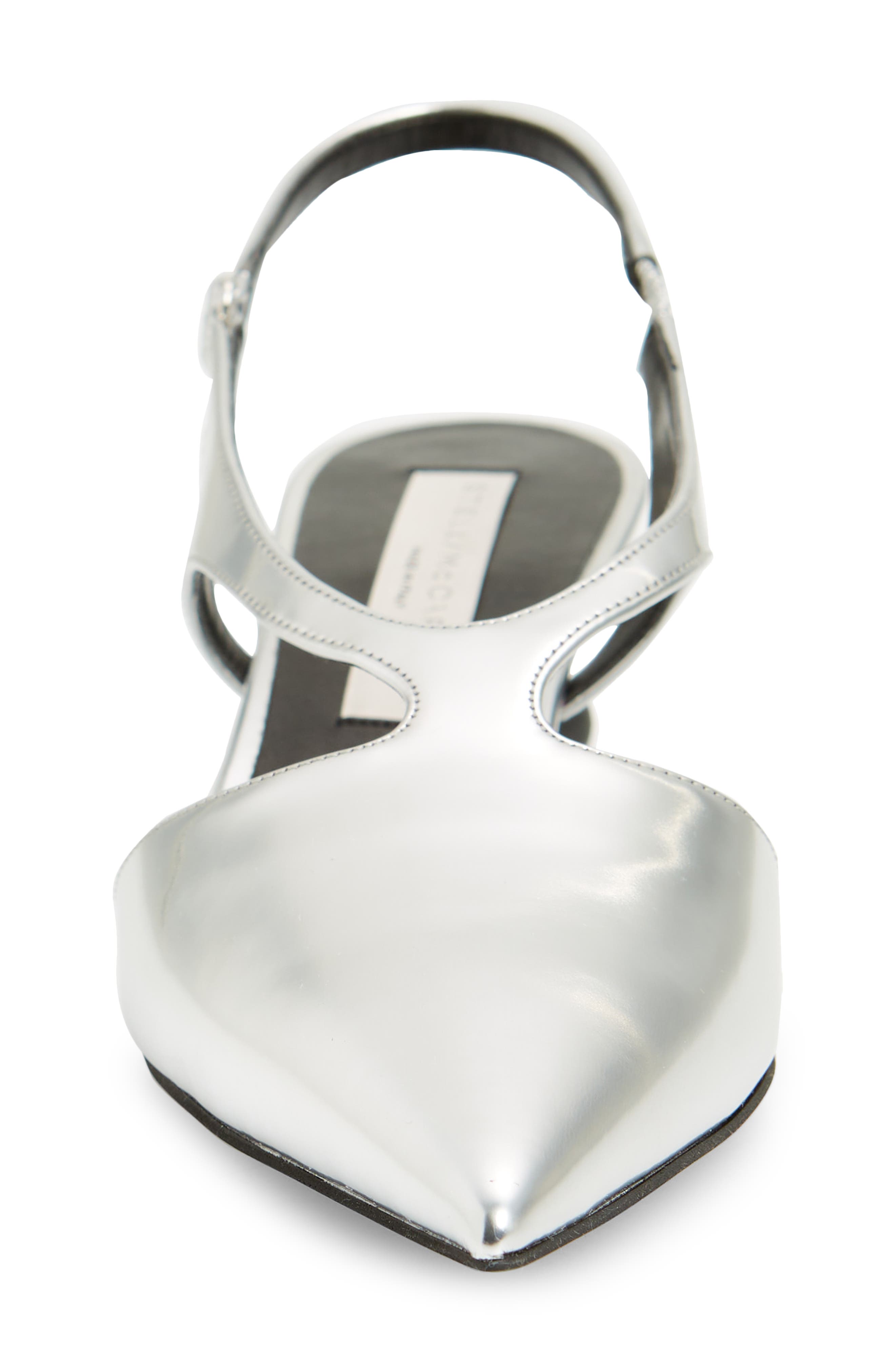 Stella McCartney Shroom Mirror Slingback Pump, Alternate, color, 