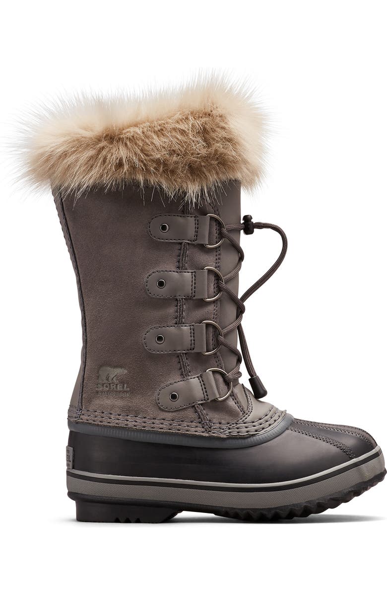 SOREL Kids' Joan of Arc Waterproof Duck Boot, Alternate, color, Quarry