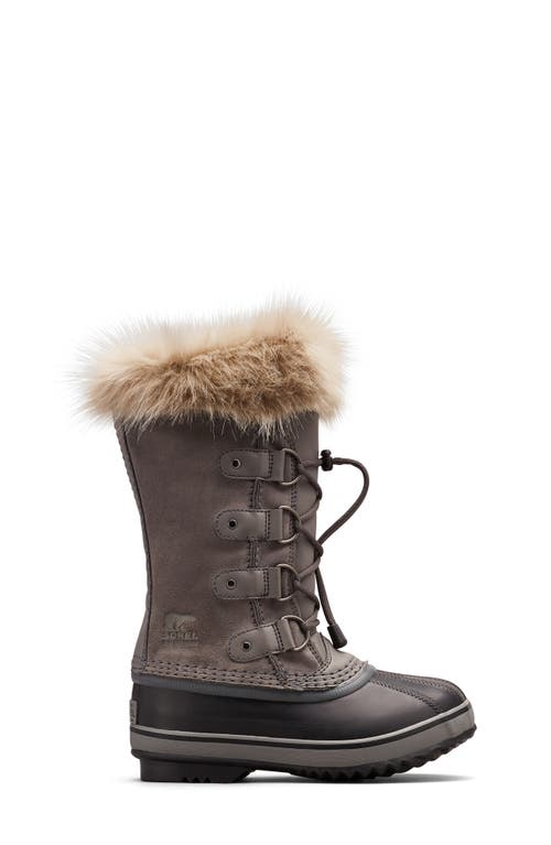 Sorel Kids' Joan Of Arc Waterproof Duck Boot In Quarry