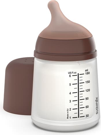 Suavinex Zerø.Zerø™ 2-Pack Adaptable Flow Small Anti-Colic Bottle