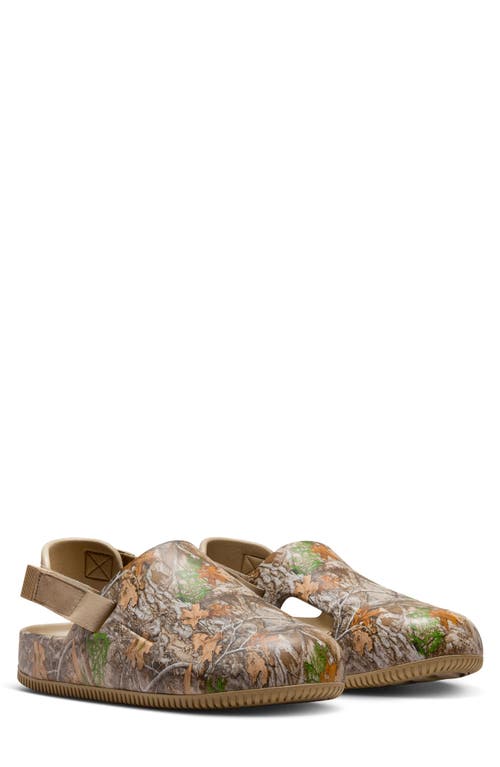 Nike Calm Convertible Slingback Mule In Brown