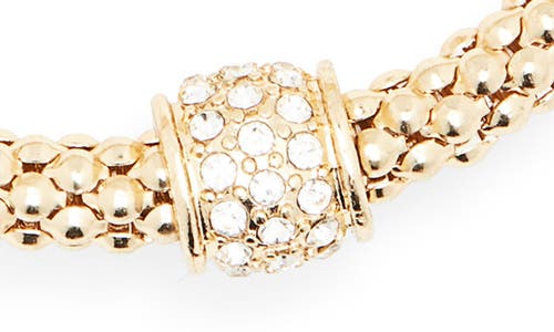 Tasha Set Of 3 Pavé Crystal Mesh Chain Bracelets In Multi