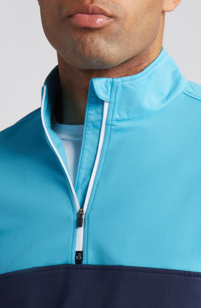 Swannies Eli Quarter Zip Golf Pullover, Alternate, color, Maui