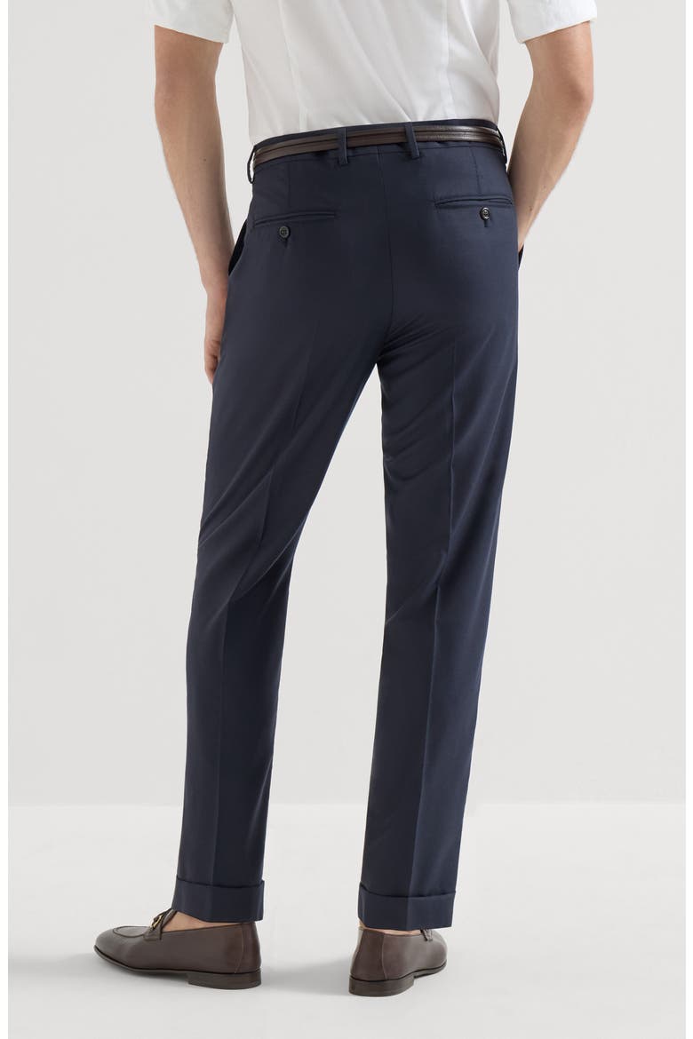 Lightweight cashmere trousers, Alternate, color, Navy Blue