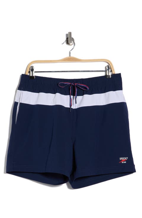 Colorblock Volley Swim Trunks